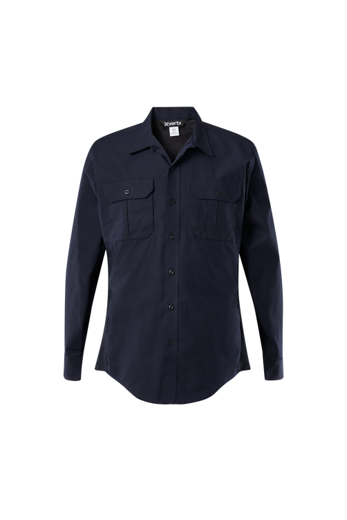 Uniform Works Canada Vertx Phantom LT Ripstop Mens Shirt - LS | NAVY | VTX8120