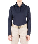First Tactical Women's Performance Long Sleeve Polo | Midnight Navy | 121503