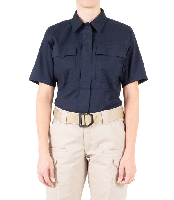 First Tactical Women's V2 BDU Short Sleeve | Midnight Navy | 122009