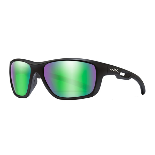 WILEYX® ASPECT  |  POLARIZED EMERALD LENS | MATTE BLACK FRAME | WX ASPECT ACASP07