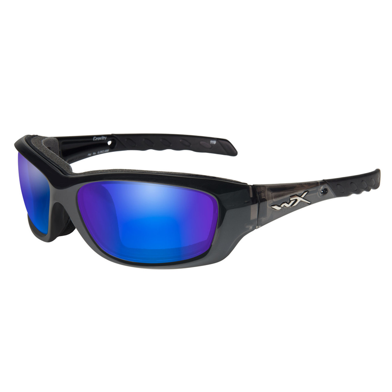 WILEYX® GRAVITY  |  POLARIZEDBLUE LENS | BLACK CRYSTAL FRAME | WX GRAVITY CCGRA04