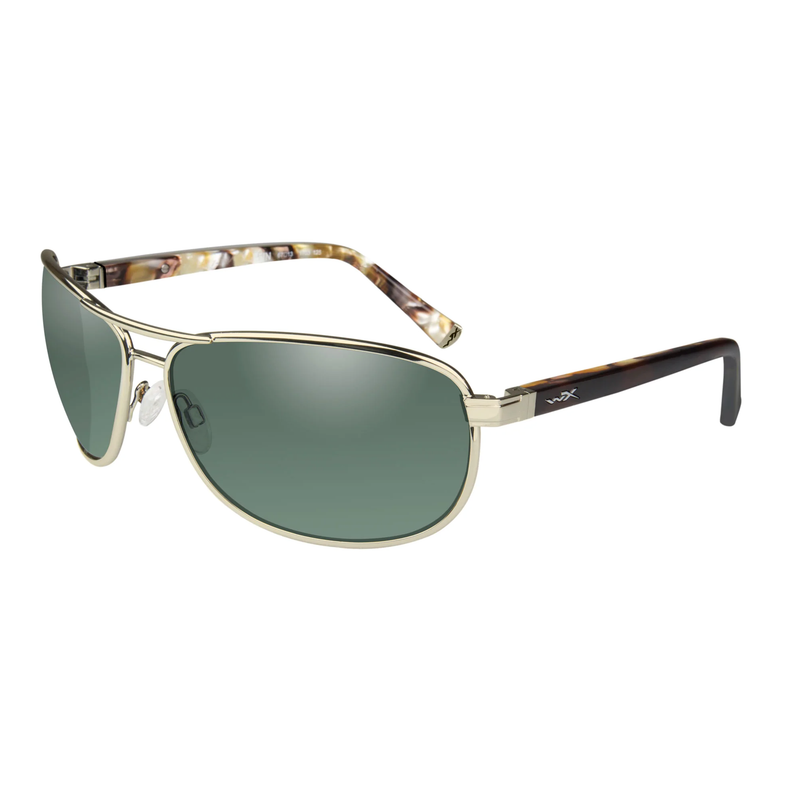 WILEYX® KLEIN  |  POLARIZED GREEN LENS | GOLD FRAME | WX KLEIN ACKLE06