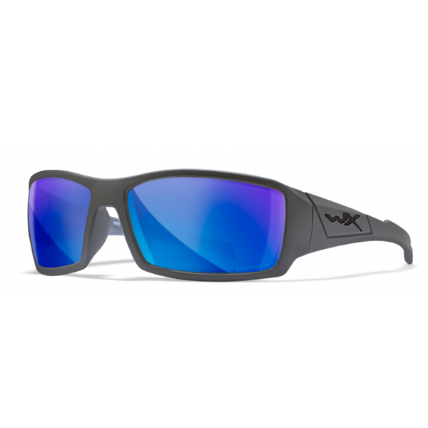 WILEYX® TWISTED  |  POLARIZED BLUE LENS | MATTE GREY FRAME | WX TWISTED SSTWI09