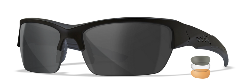 WILEYX® VALOR | CLEAR & LIGHT RUST LEN | MATTE BLACK FRAME | WX VALOR CHVAL06