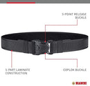Bianchi® Nylon Duty Belt, 2" (50mm) w/Hook 7220
