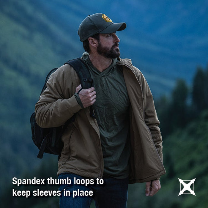 Vertx Men's Merino Base Layer Hoody | RANGER GREEN | VTX1529