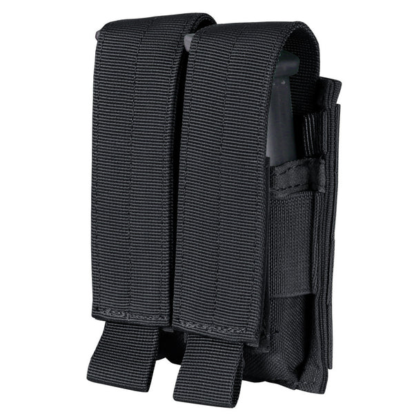 CONDOR | MA23: DOUBLE PISTOL MAG POUCH BLACK | MA23-002