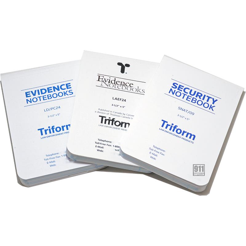 TRIFORM EVIDENDCE NOTEBOOK CDN 3.5X5 | LD24AC