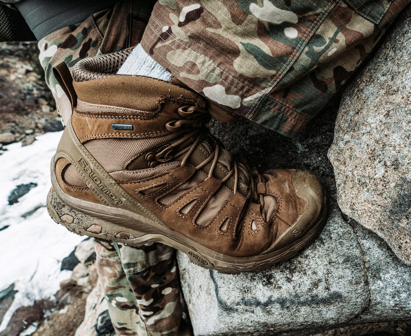 Salomon Quest 4D Forces 2 EN Tactical Boot | Coyote Brown | L40943300