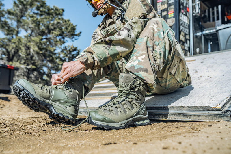 Salomon Quest 4D Forces 2 EN Tactical Boot | Ranger Green | L41015100