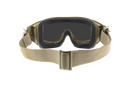 WILEYX® TAN SPEAR GOGGLES | CLEAR LENS | TAN FRAME | WX SPEAR SP29T