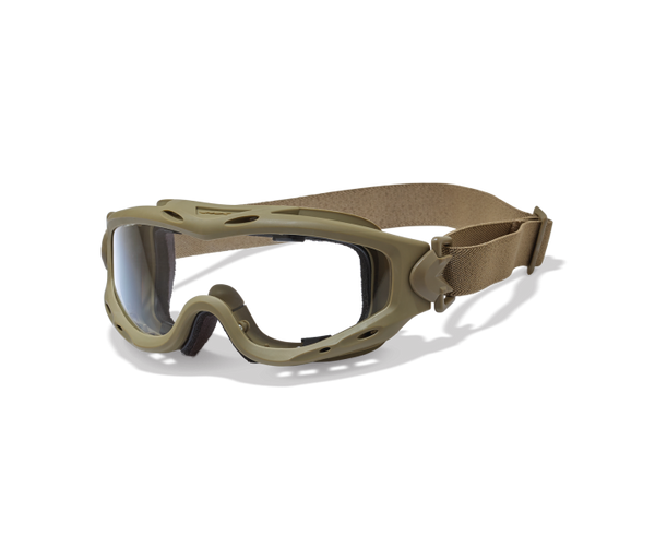 WILEYX® TAN SPEAR GOGGLES | CLEAR LENS | TAN FRAME | WX SPEAR SP29T