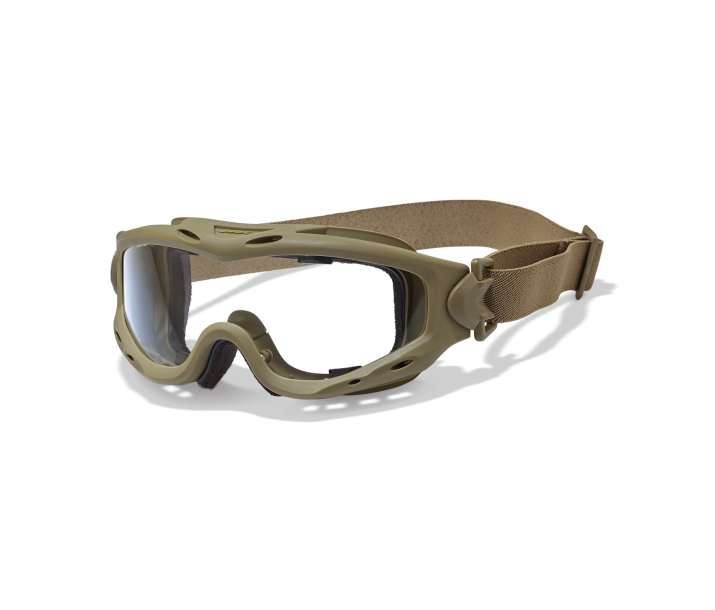 WILEYX® TAN SPEAR GOGGLES | CLEAR LENS | TAN FRAME | WX SPEAR SP29T