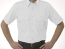 MENS SHORT SLEEVE AMERICAN MILITARY STYLE UNIFORM SHIRT | WHITE | | 82AES