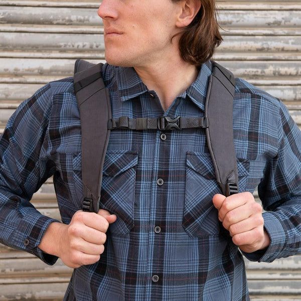 Uniform Works Canada Vertx Canyon River Flannel Shirt - LS | BLUE RIDGE PLAID | VTX1500