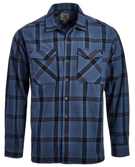 Uniform Works Canada Vertx Canyon River Flannel Shirt - LS | BLUE RIDGE PLAID | VTX1500