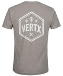 Vertx Men's Hexagon Arrow Tee | HEXAGON ARROW GREY | VTX9050