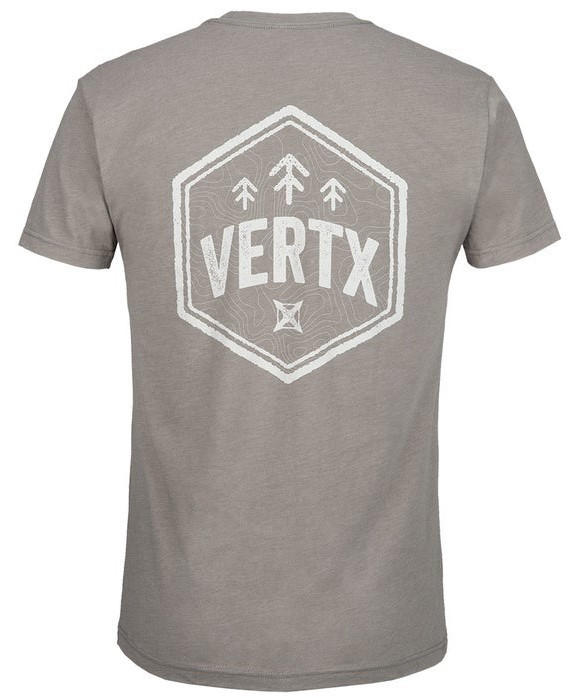 Vertx Men's Hexagon Arrow Tee | HEXAGON ARROW GREY | VTX9050