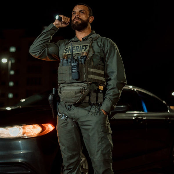 Uniform Works Canada Vertx Phantom Flex Shirt - LS | OD GREEN | VTX8121