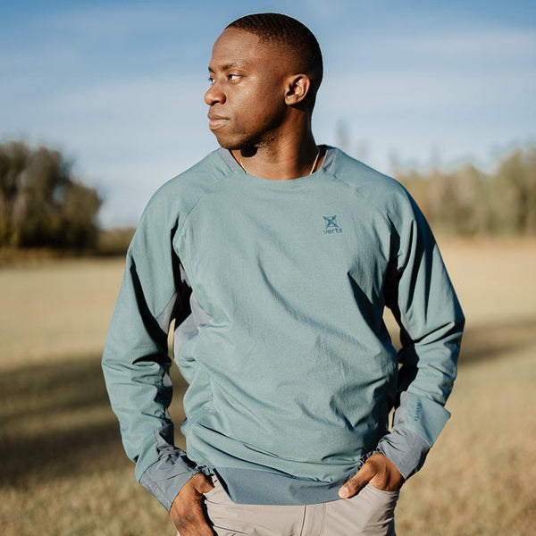 Uniform Works Canada Vertx Crucible Mid Layer Pull Over | SPACE FORCE BLUE | VTX8850