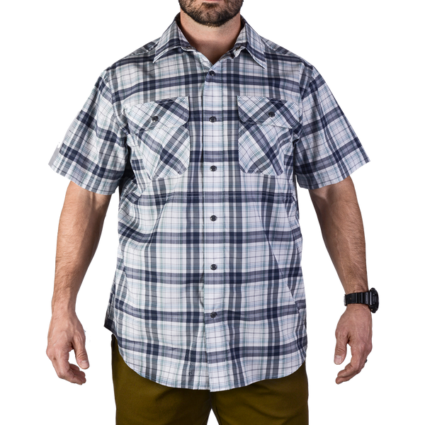 Uniform Works Canada Vertx Weapon Guard Guardian Shirt - SS | INDIGO PLAID | VTX1430