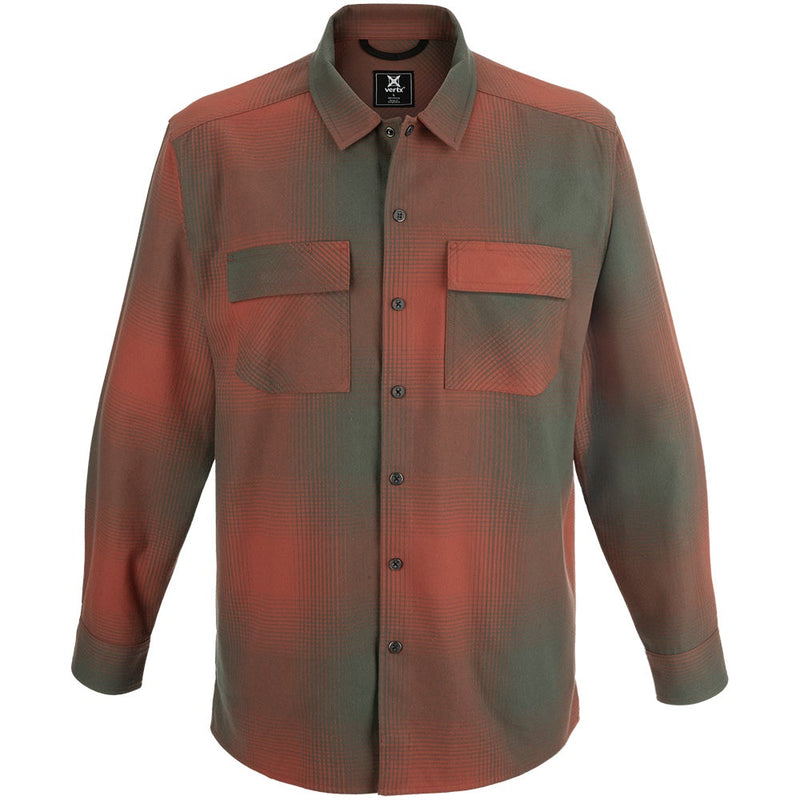 Vertx Men's Last Line Stretch Flannel | ELDORADO SUN OMBRE PLAID | VTX1535