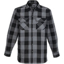 Vertx Men's Last Line Stretch Flannel | MARSHLAND GREY PLAID | VTX1535