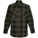 Vertx Men's Last Line Stretch Flannel | Marshland Plaid | VTX1535