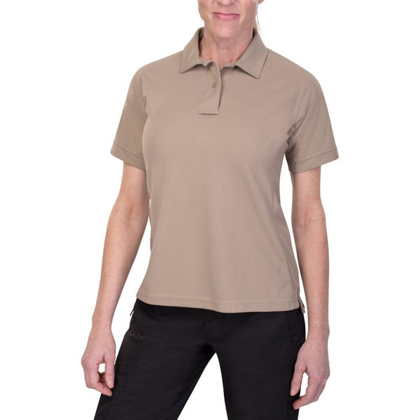 Uniform Works Canada Vertx Coldblack Women's Polo - SS | TAN | VTX4010P