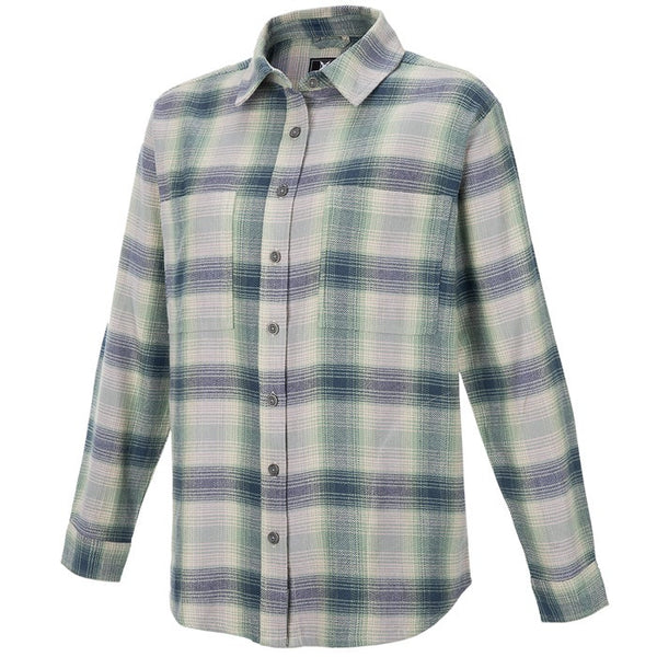 Uniform Works Canada Vertx Women's Valley Flannel - LS | LOWLAND BLUE OMBRE PLAID | VTX7035