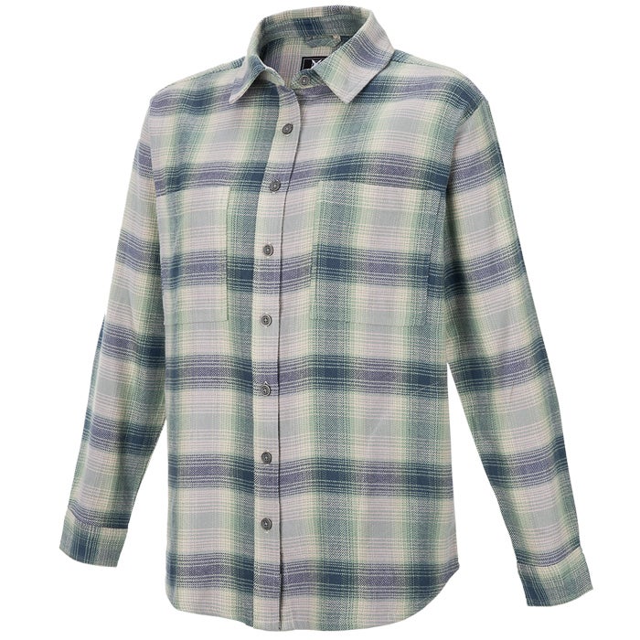Uniform Works Canada Vertx Women's Valley Flannel - LS | LOWLAND BLUE OMBRE PLAID | VTX7035