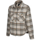 Vertx Lena Ladies Shirt Jacket - LS | River Stone Plaid | VTX7039