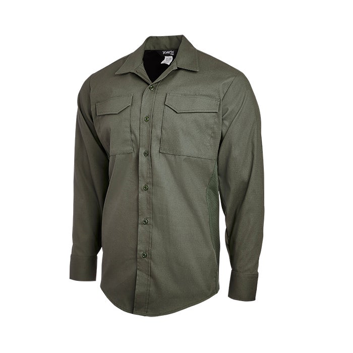 Uniform Works Canada Vertx Phantom Flex Shirt - LS | OD GREEN | VTX8121