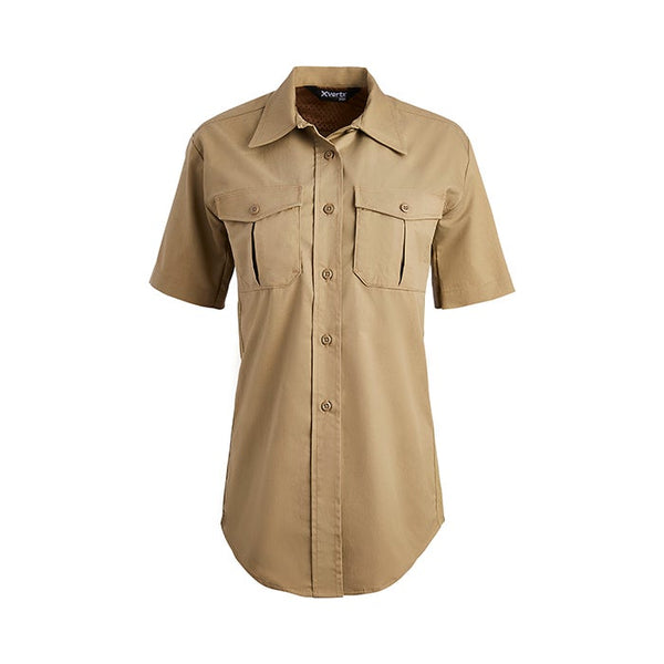Uniform Works Canada Vertx Women's Fusion Flex Shirt - SS | DESERT TAN | VTX8230W