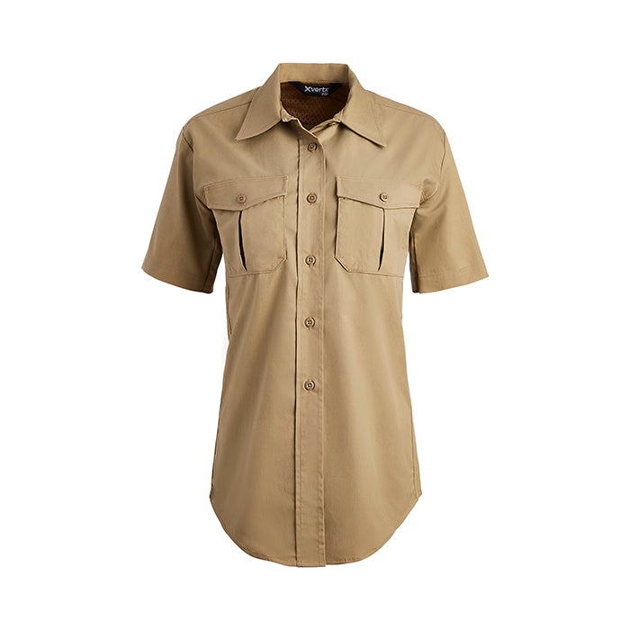 Uniform Works Canada Vertx Women's Fusion Flex Shirt - SS | DESERT TAN | VTX8230W