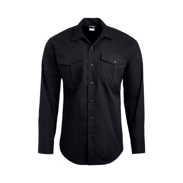 Uniform Works Canada Vertx Men's Fusion Flex Shirt - LS | NAVY | VTX8240