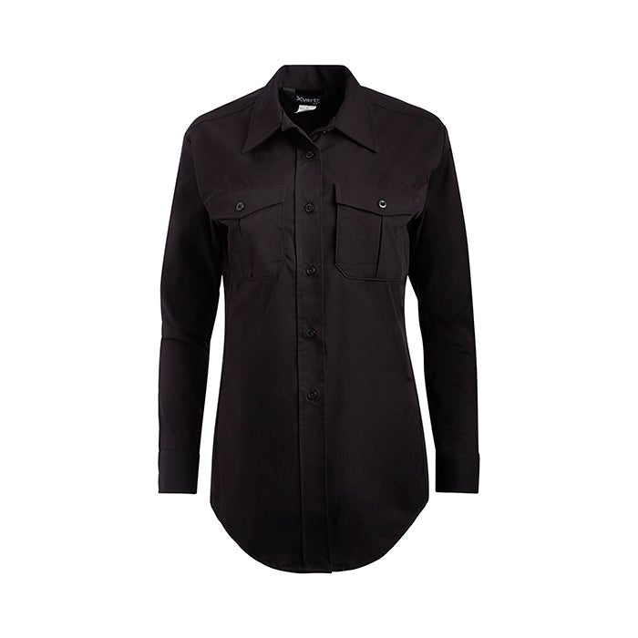 Uniform Works Canada Vertx Women's Fusion Flex Shirt - LS | BLACK | VTX8240W