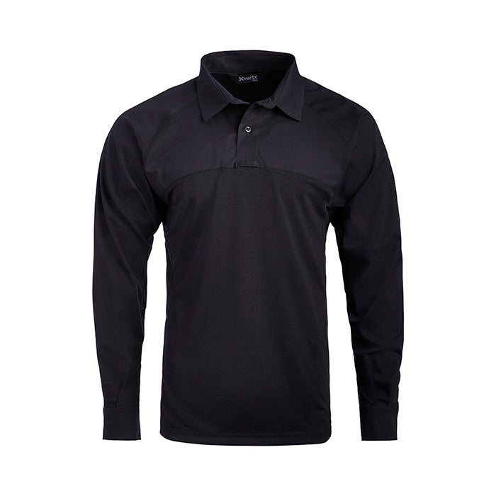 Uniform Works Canada Vertx Unisex Fusion Flex Hybrid Shirt - LS | NAVY | VTX8255