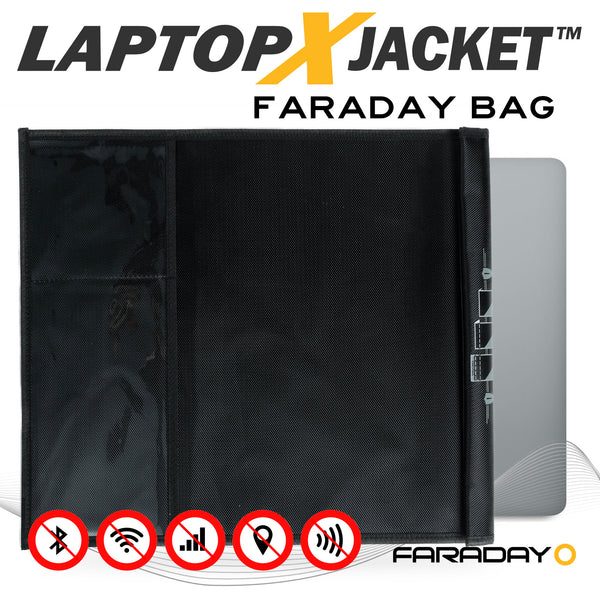74309 FARADAY JACKET XXL - Non-Window, Forensic, Black Canvas Laptop Bag 14"x16"